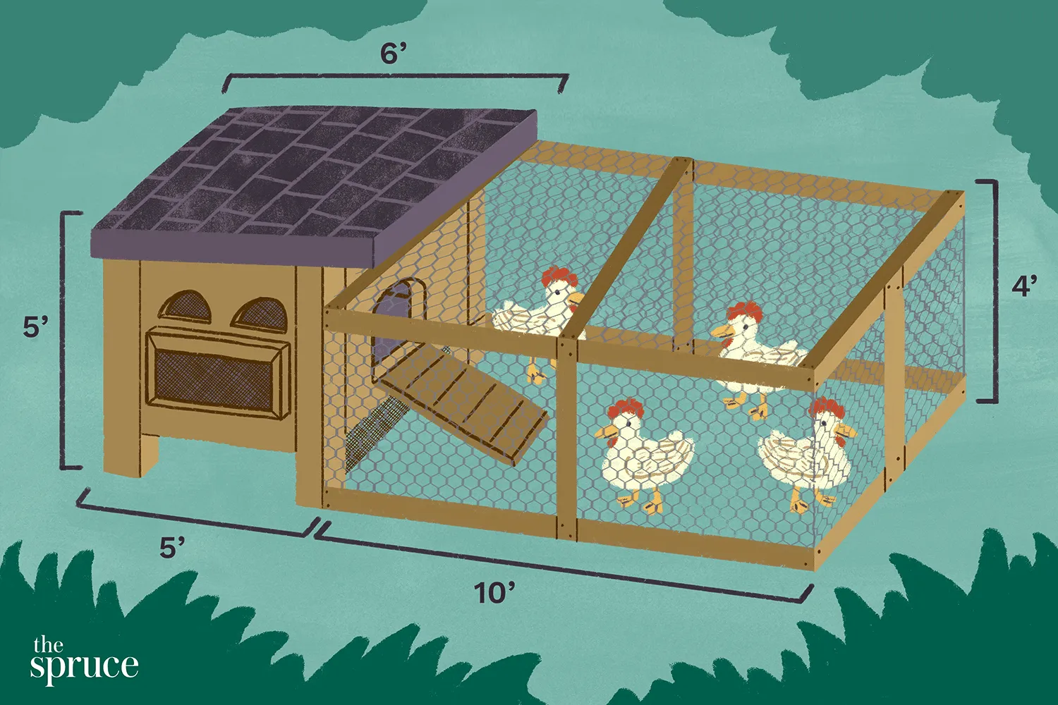 54200 chicken coop interior