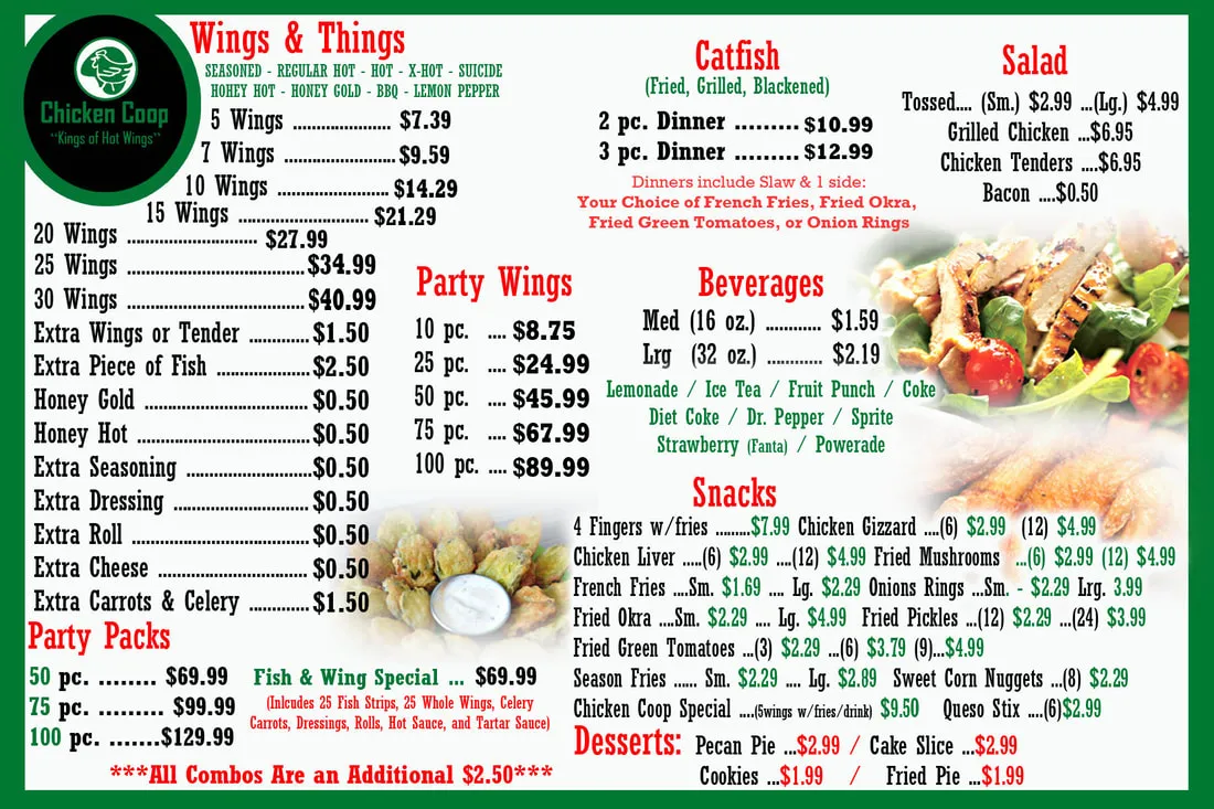 54247 chicken coop menu design