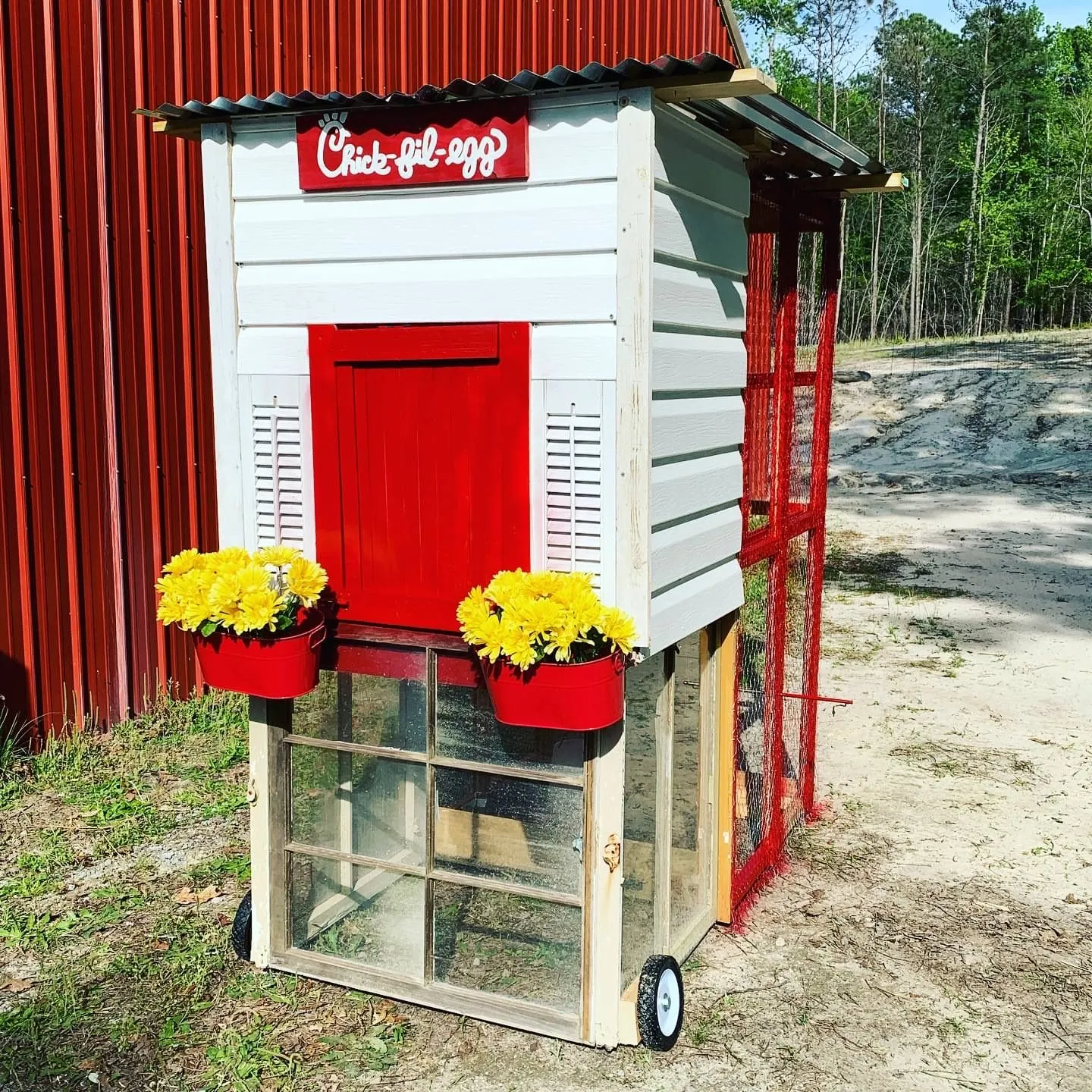 54263 mobile chicken coop materials