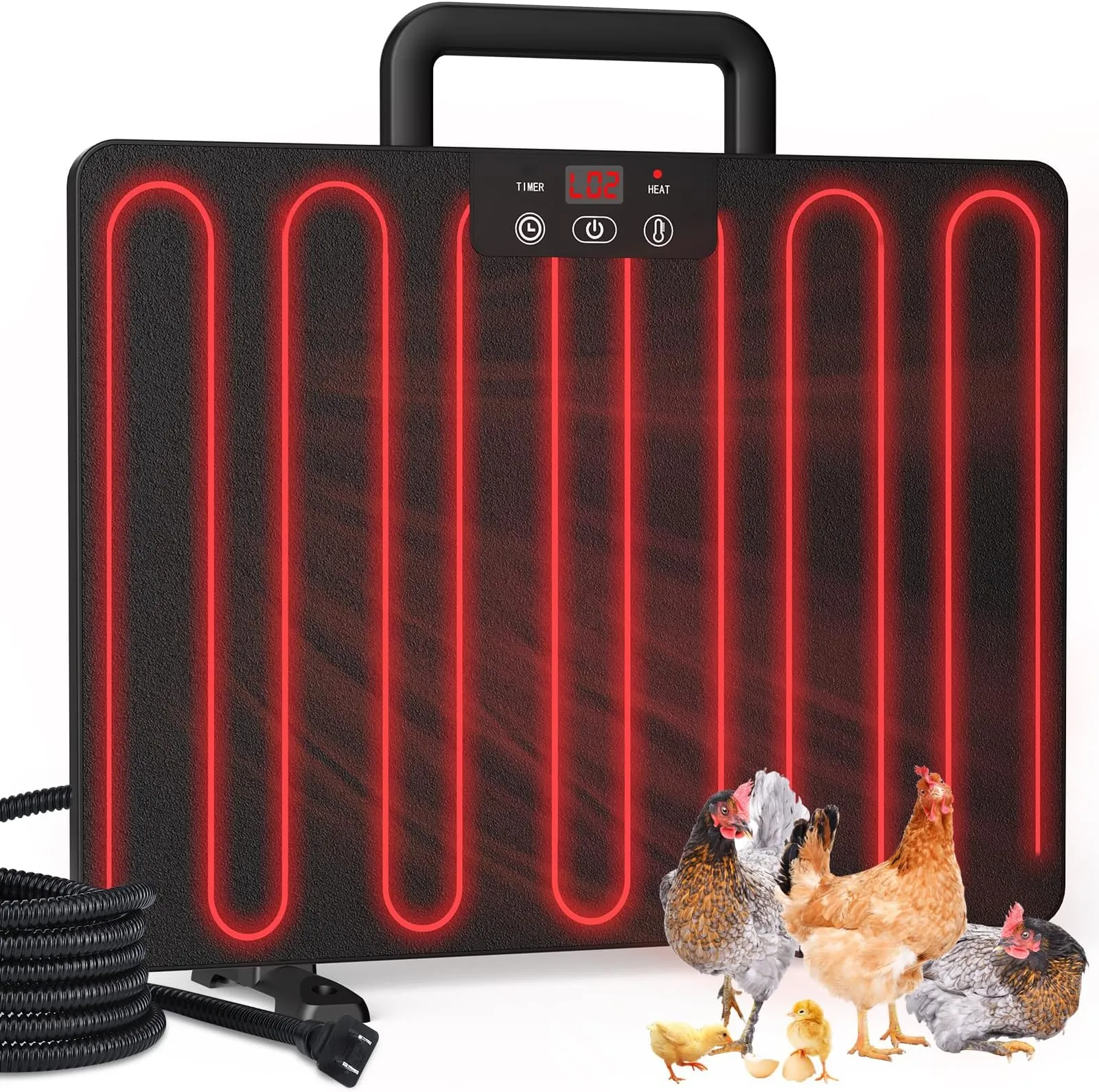 54285 infrared chicken coop heater