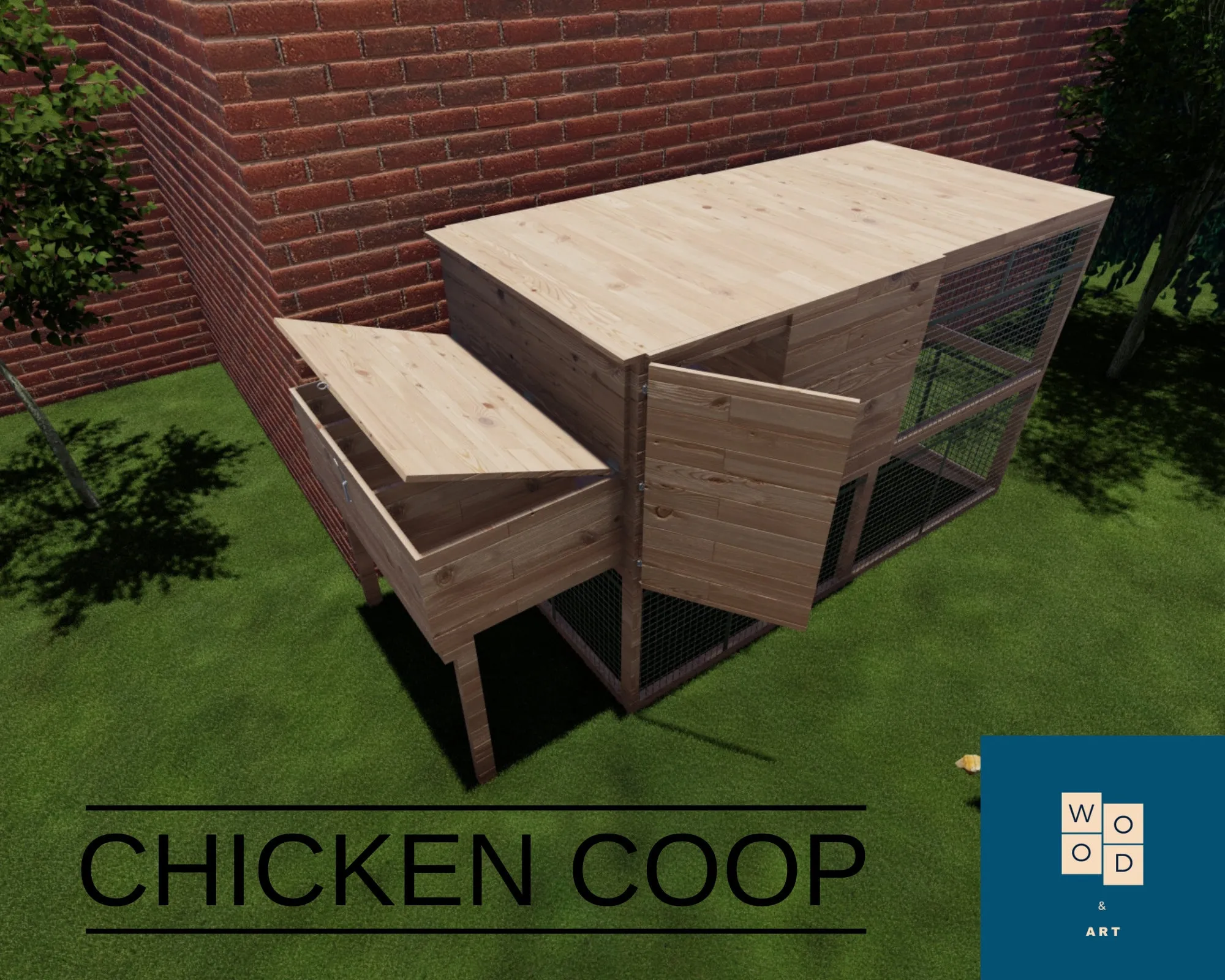 54295 chicken coop ventilation design