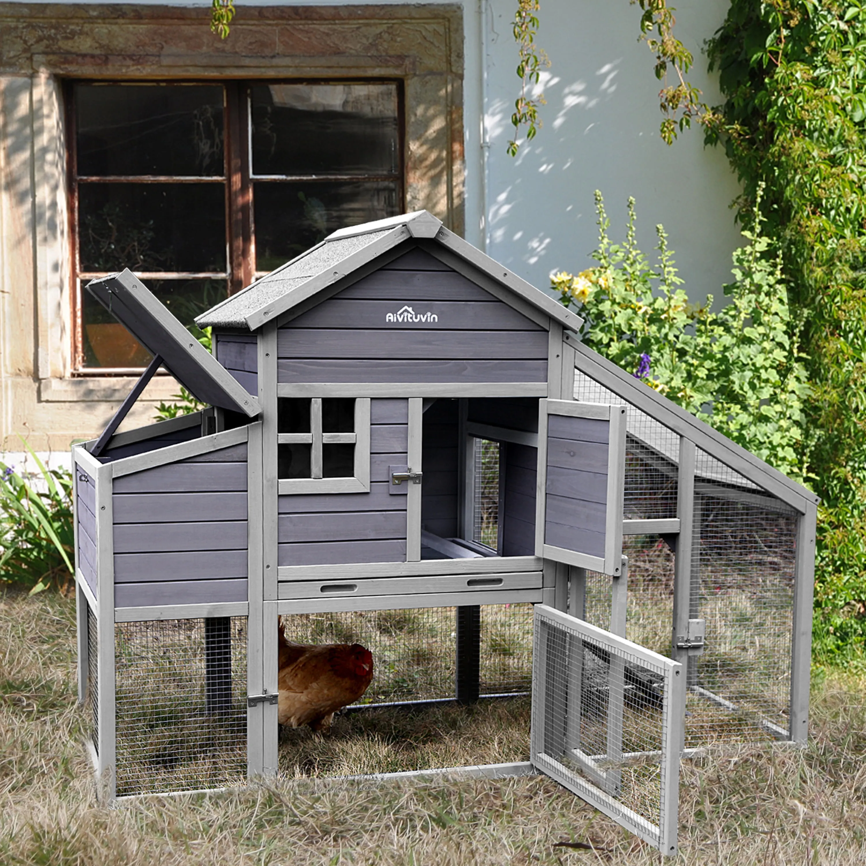 54302 wood chicken coop