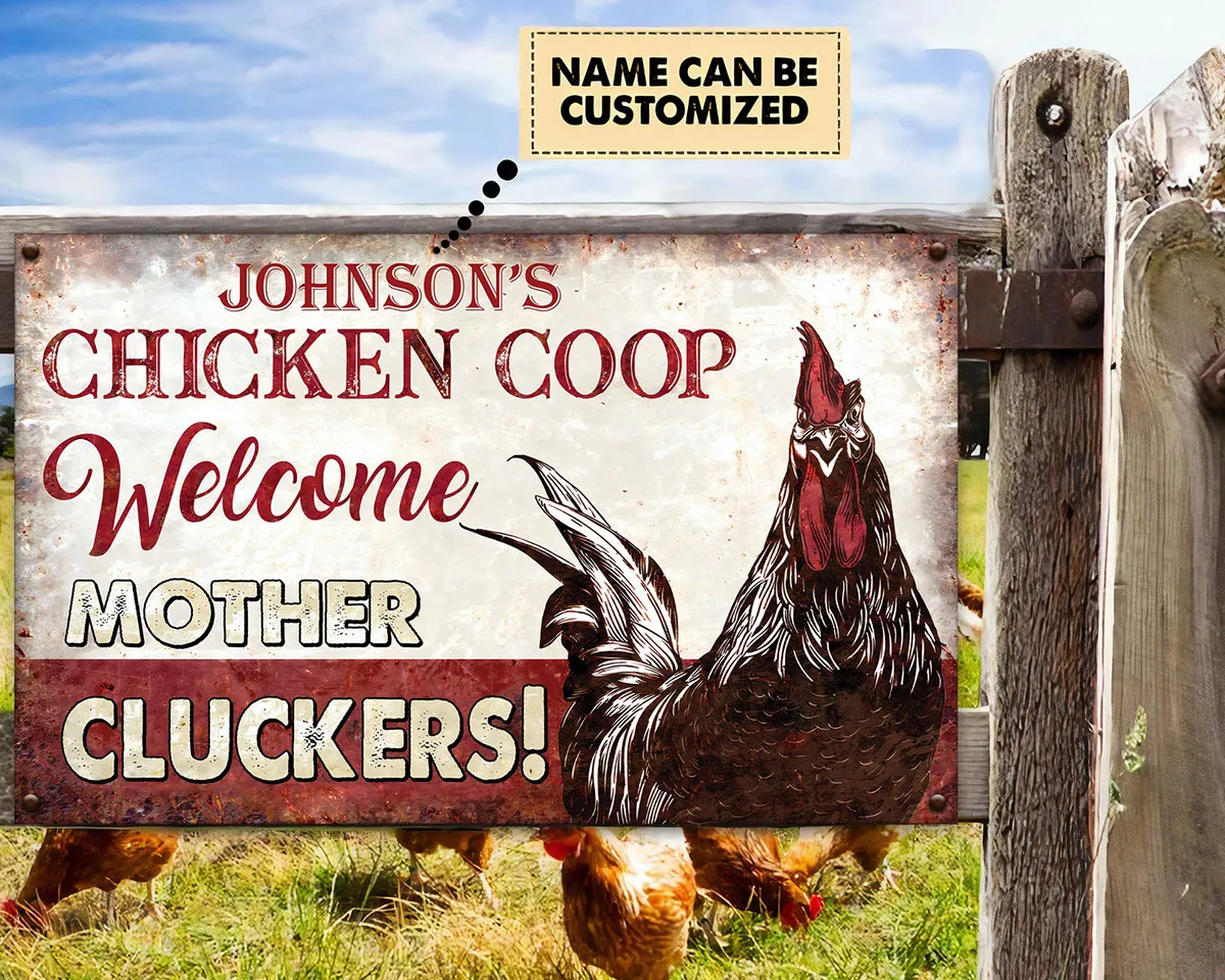 54314 wooden chicken sign