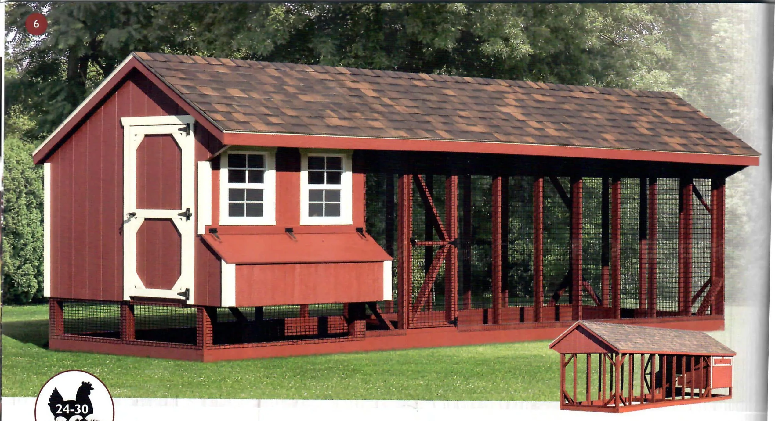 54316 amish chicken coop construction