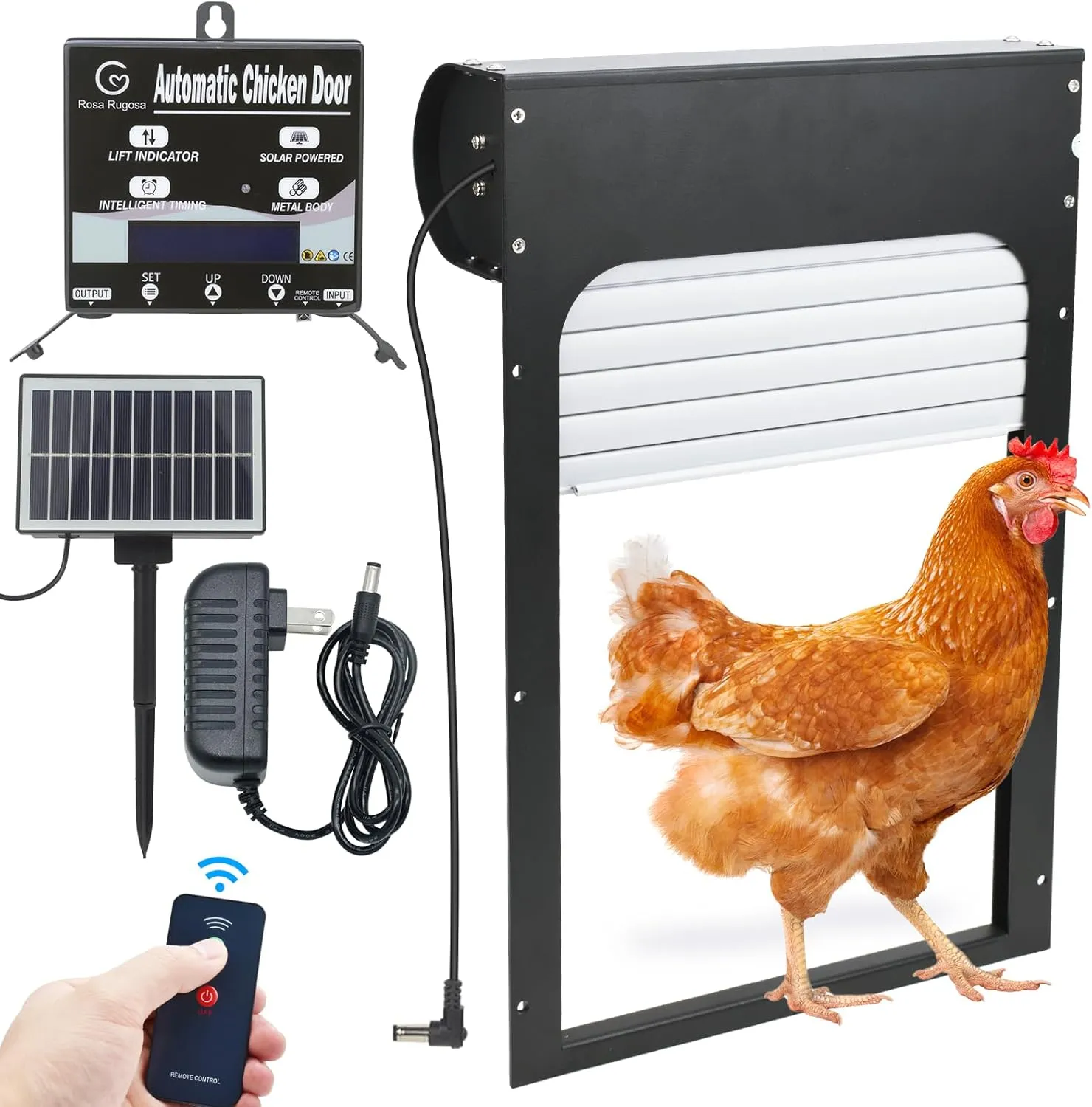 54321 building automatic door chicken coop