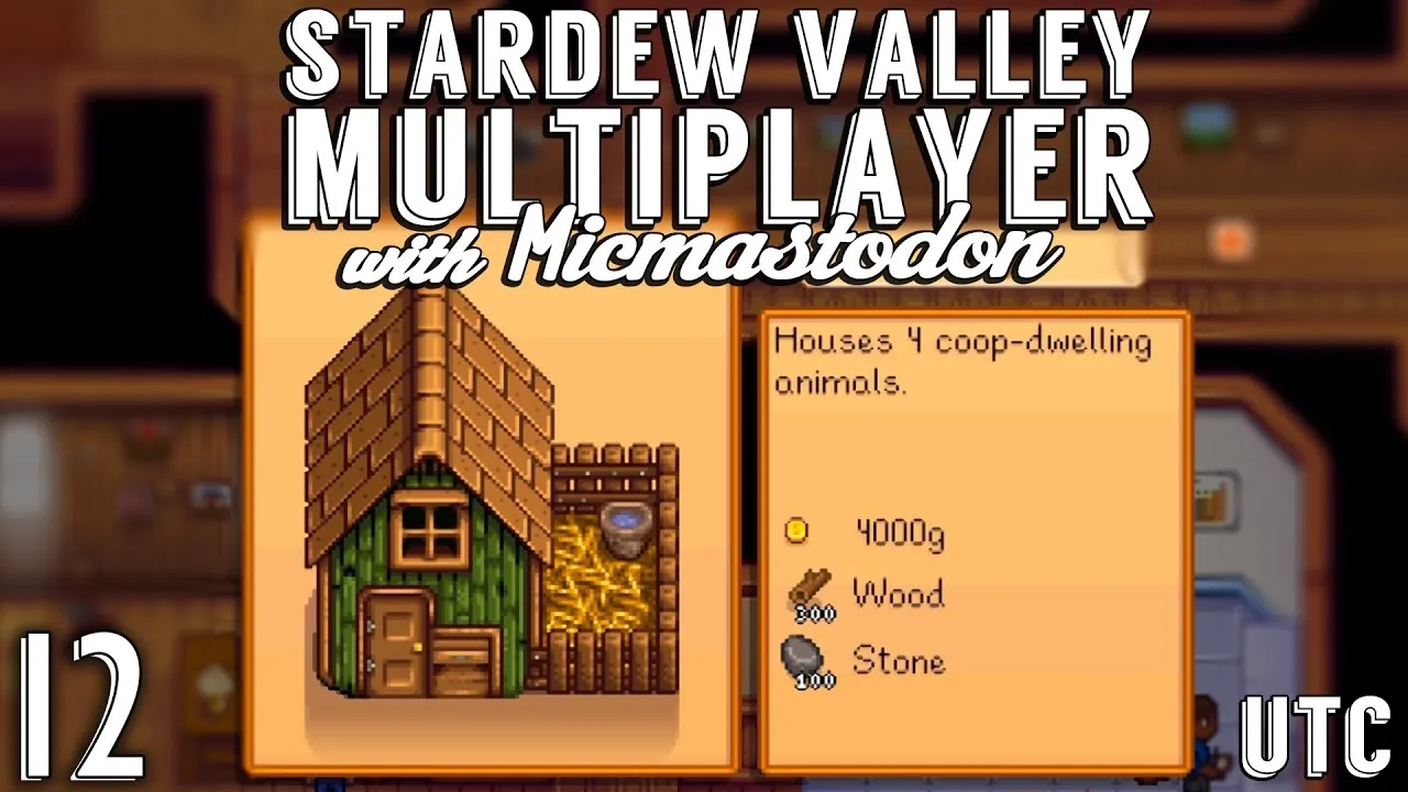 54342 stardew valley chicken coop build