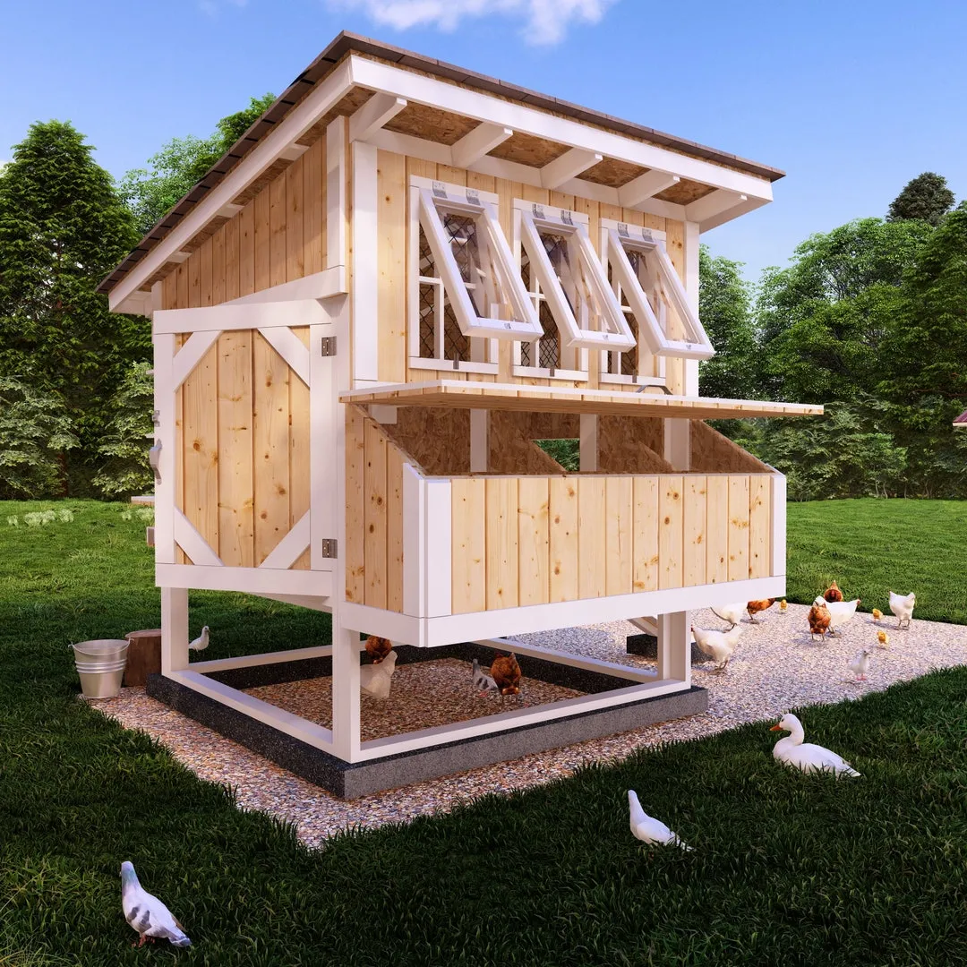 54345 colonial chicken coop