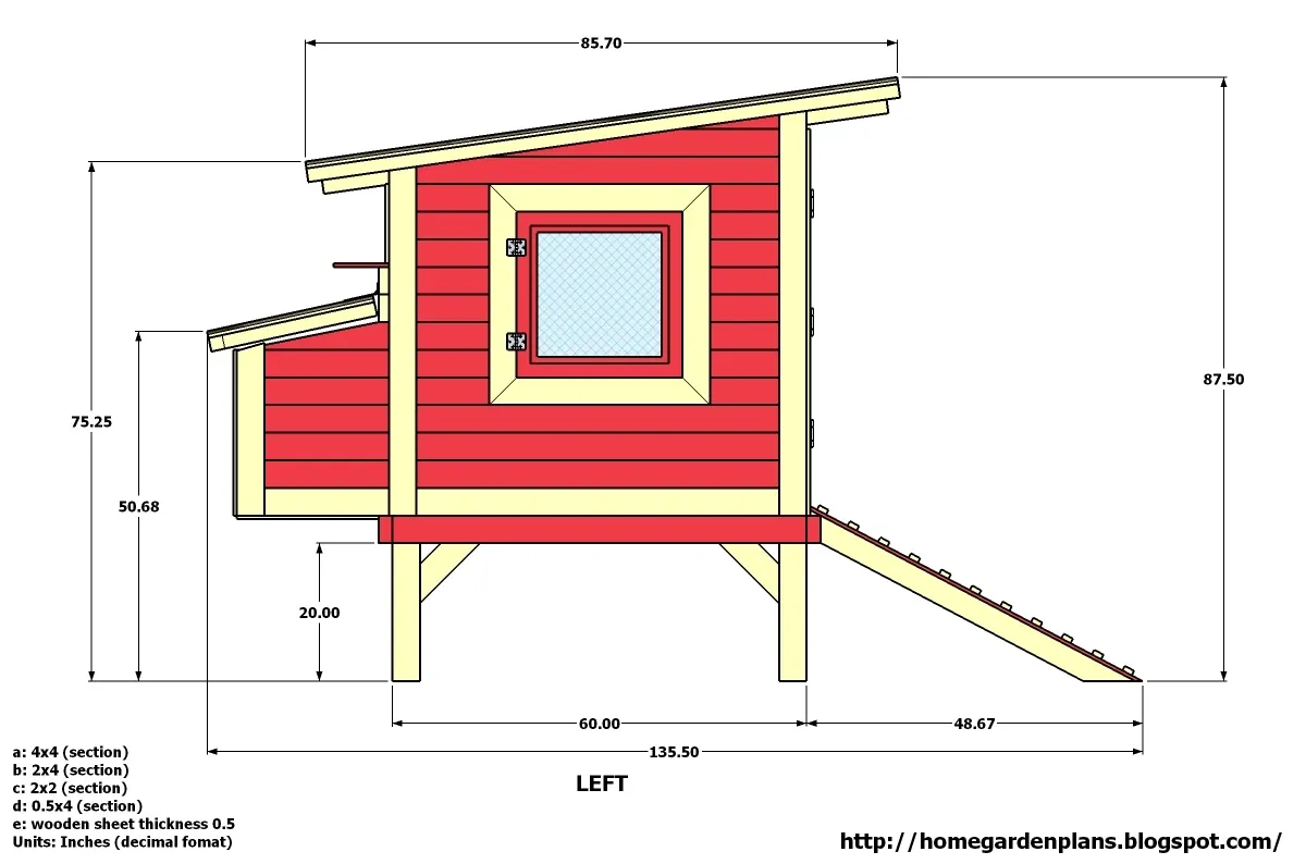 54347 chicken coop nesting box