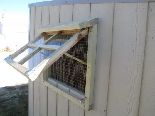 54362 chicken coop window materials