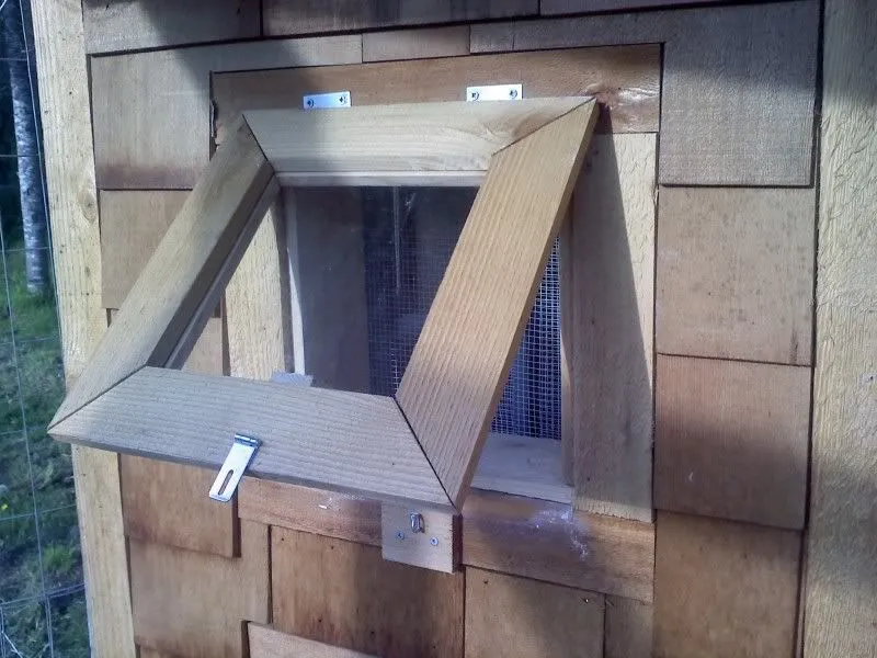 54362 fixed chicken coop windows
