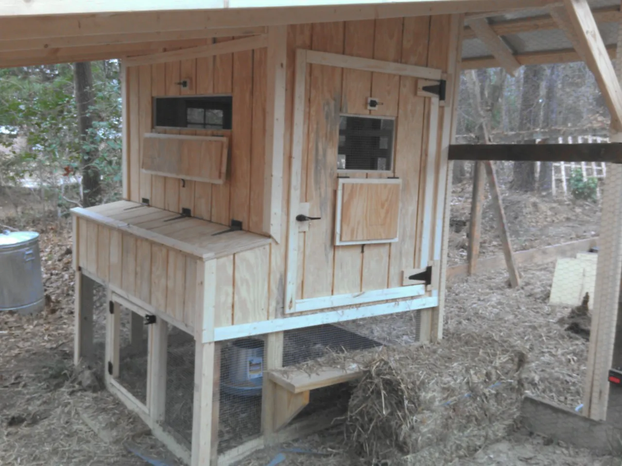 54391 chicken coop window installation