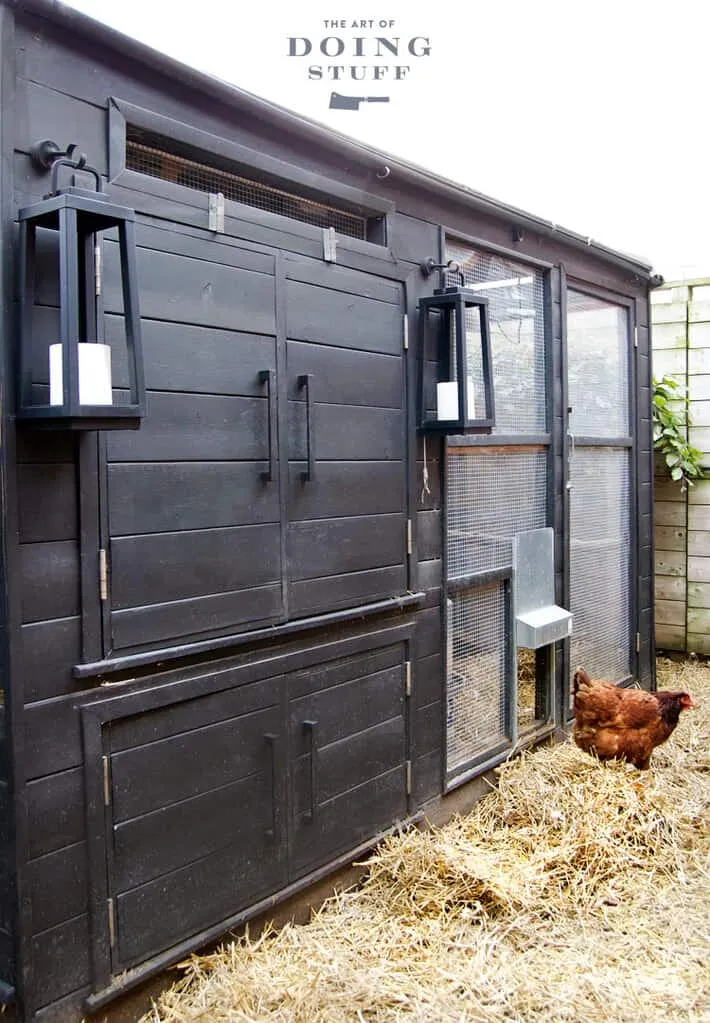 54397 chicken coop winter