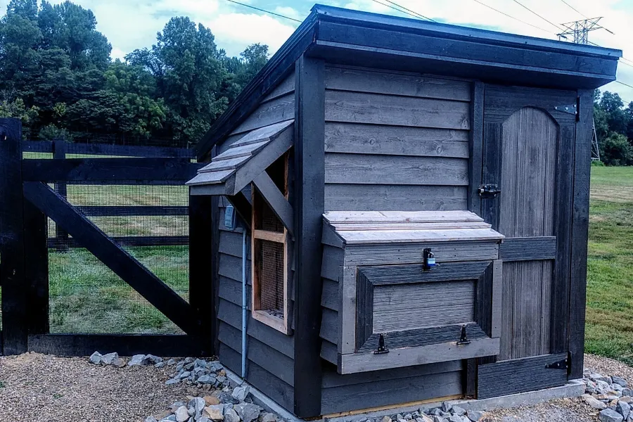 54406 chicken coop winter