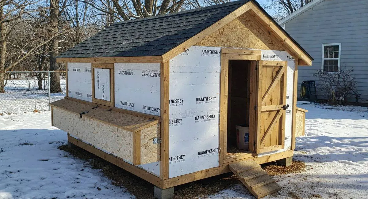 54407 chicken coop insulation materials