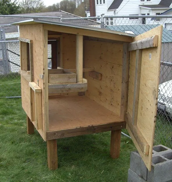 54459 recycled chicken coop materials