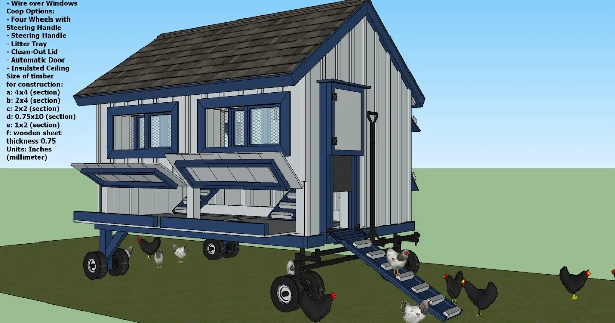 54460 chicken coop plans home depot 5