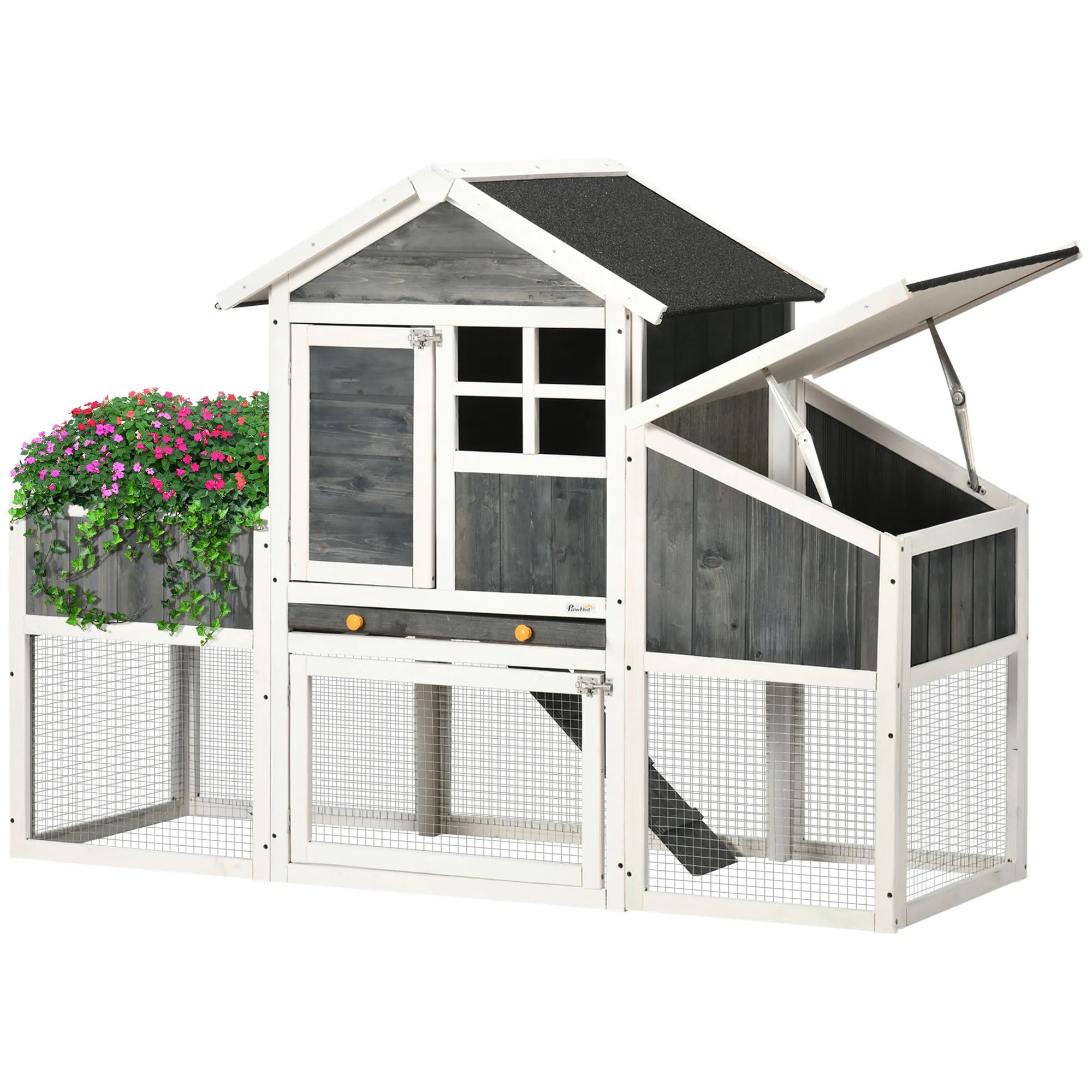 54503 pawhut chicken coop cleaning