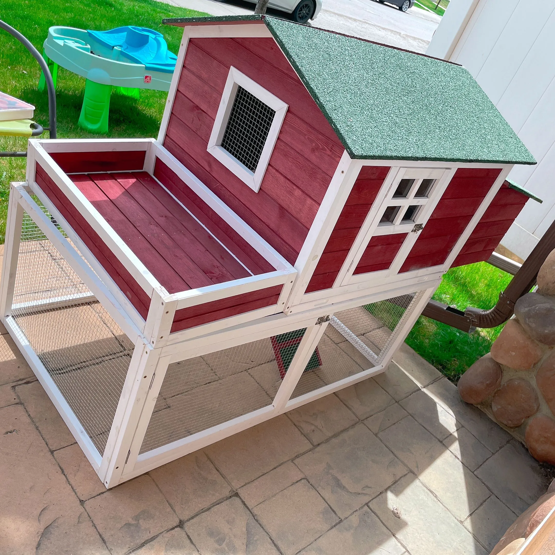 54503 pawhut chicken coop predator protection