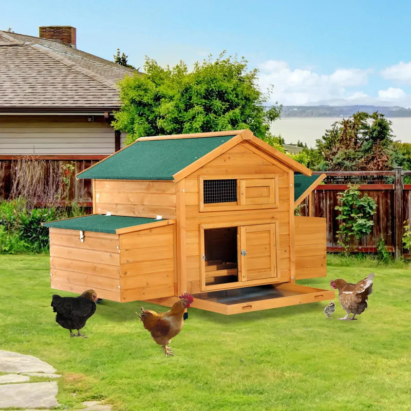 54503 pawhut chicken coop size