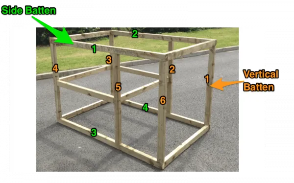 54511 chicken coop walls